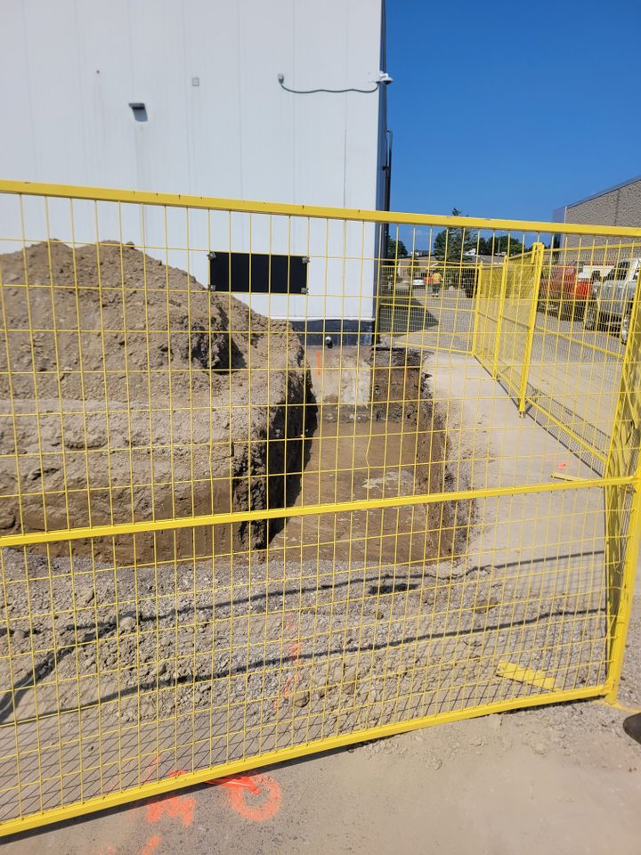 excavation begins.