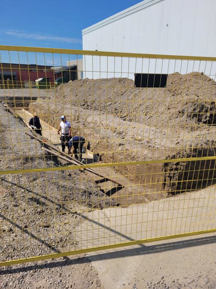 excavation begins.